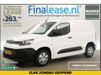 Citroën Berlingo - 1.2 PureTech L1H1 | MARGE! | BENZINE | EMISSIEVRIJE ZONE | 111PK Airco Cruise Parkeersensoren Elektrpakket Schuifdeur 